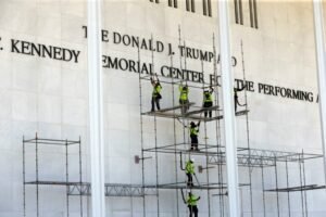 Trump's name poised to be removed from Kennedy Center after court denies last-minute move to keep it