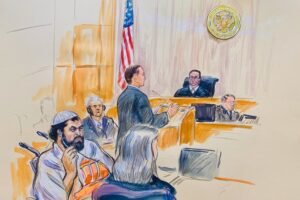 Suspect in deadly shooting of National Guard troops pleads not guilty to new charges