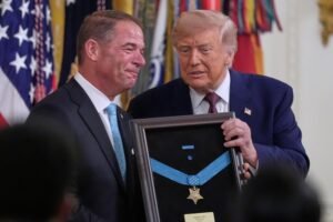 Trump presents the Medal of Honor to 3 veterans for heroism in Vietnam and Afghanistan
