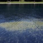 Reflecting Pool liner was cut with a sharp knife or razor, National Park Service says