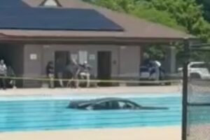 Car crashes into New Canaan pool, police investigating cause
