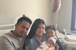 Baby born at St Vincent's on Father's Day