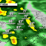 An unsettled start to the week with heavy rain by Monday Afternoon