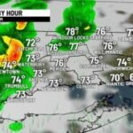 Still comfortable overnight with a passing shower or two possible Wednesday!