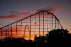 Ohio amusement park confirms metal piece fell from roller coaster after guest claims she was 'almost' hit