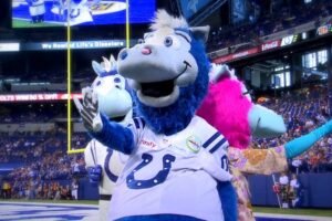 Blue named NFL 'Mascot of the Year,' earning back-to-back honors for the Colts