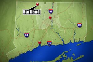 Brush fire, downed power lines close Route 20 in Hartland