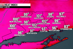 Hot with storms today-gorgeous Saturday