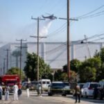 Boyle Heights shelter-in-place order lifted as crews battle cold-storage facility fire
