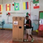 Colombians choose between an outsider and a progressive in a presidential runoff election, in photos