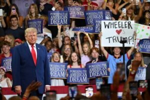 Trump boosts Republican candidates, urges Senate to pass SAVE Act during Cobb County visit