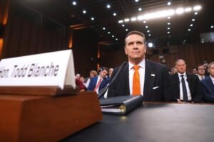 Blanche confronts skeptical questioning of fund, tax deal for Trump at Senate confirmation hearing