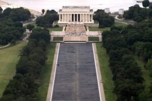 Justice Department moves to drop case against ex-Olympian charged with damaging Reflecting Pool