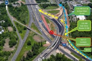 Commuters say changes to I-91 in Meriden are causing delays