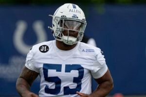 Colts rookie LB C.J. Allen cleared for return, removed from PUP list