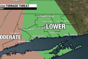 Smoky skies, breezy and humid with a notable severe weather threat today!