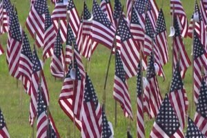 Spirit of America: Flag Field for Heroes in Coventry honors veterans and active military
