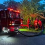 Old Saybrook home left damaged after being struck by lightning