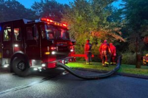 Old Saybrook home left damaged after being struck by lightning