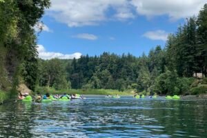 Floating the Sandy River with the Trout Route Bus