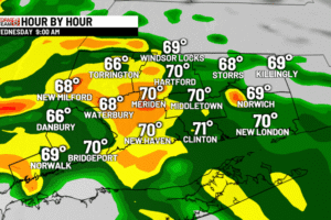 Flash flood warning issued for parts of Connecticut as heavy rain hits the state