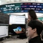Asian shares mostly decline with South Korea's Kospi down 6.6%, while oil prices slip