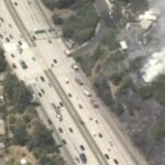 Eagle Rock brush fire damages multiple homes amid scorching summer heat