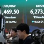 South Korea’s Kospi index sinks more than 10% on heavy selling of chipmaking stocks