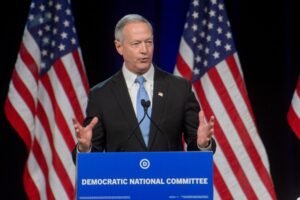 Ken Martin hunkers down at the Democratic National Committee as a storm gathers around party leader