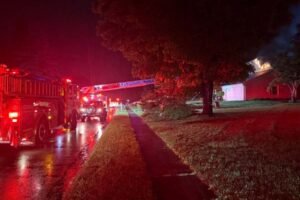 Lightning strike believed to be cause of Cheshire house fire