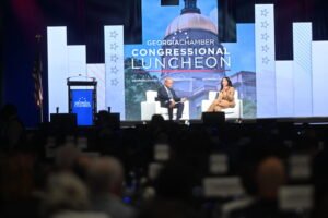 Bottoms, Jackson offer competing visions on data centers, Medicaid expansion at business luncheon