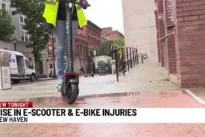 Rise in use of e-scooters in New Haven has led to more injuries, especially among children
