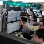 Shares are mostly higher in Asia, with Kospi up 4%, while oil prices gain