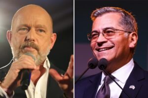 Becerra, Hilton offer promises on AI, gas prices, healthcare — and starkly contrasting views